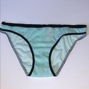 NWT: Victoria Secret PINK mesh turquoise briefs